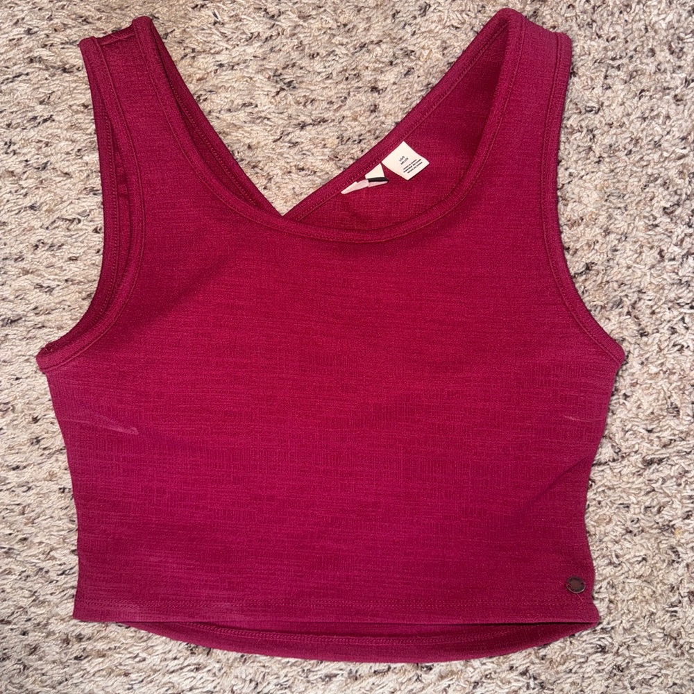 Roxy Cherry Red Knit Top